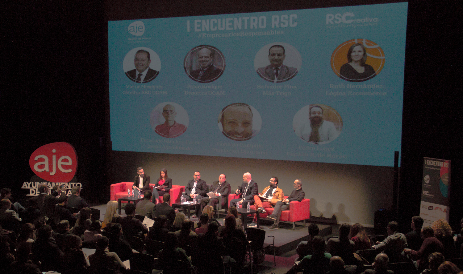 La Red Nodus participa en el I Encuentro RSC ‘Empresarios Responsables’ organizada por AJE Región de Murcia