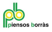 PIENSOS BORRÀS. LOGO